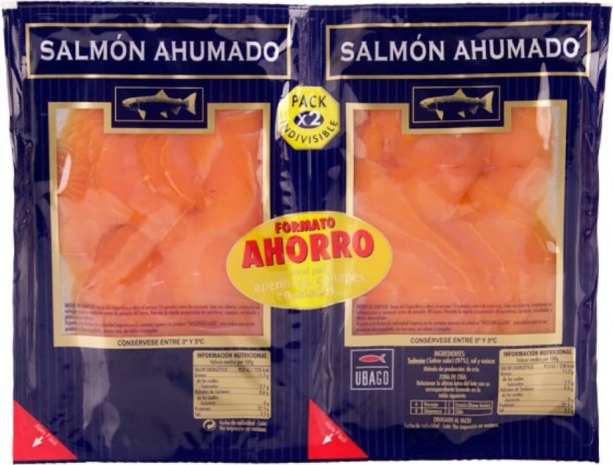 Producto Salmón ahumado de Hacendado Mercadona