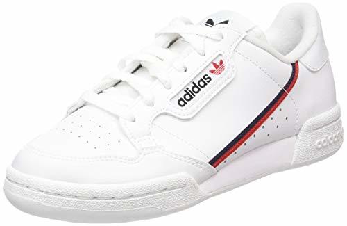 Moda Adidas Continental 80 J, Zapatillas de Deporte Unisex niño, Blanco