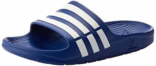 Fashion adidas Duramo Slide, Chanclas Unisex, Azul