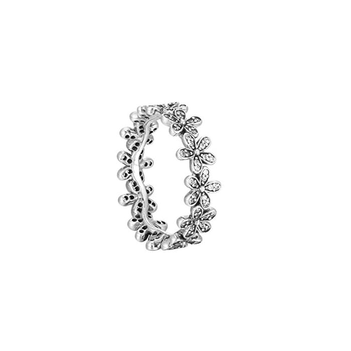 Moda Pandora 190934CZ - Anillo de plata 925 para mujer con tira de