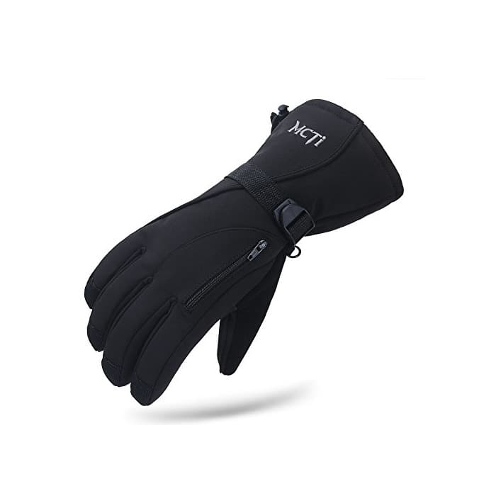 Fitness MCTi Guantes Esquí Impermeable Guantes Nieve Snowboard Ciclismo Invierno Térmica Thinsulate Hombre