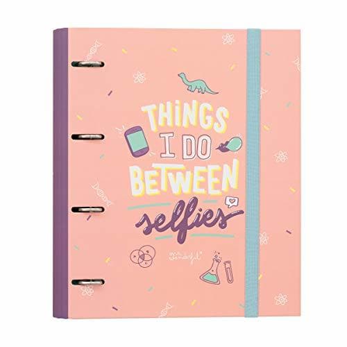 Product Mr. Wonderful Ring Binder-Things I do Between Selfies