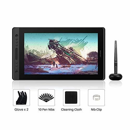 Electronic HUION KAMVAS Pro 16 Tableta Gráfica con Pantalla IPS de 15.6 Pulgadas