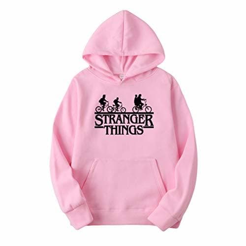 Fashion Ketamyy Hombre Mujer Stranger Things Sudaderas con Capucha Deportes Casual Manga Larga