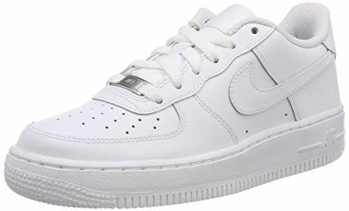 Moda Nike Air Force 1, Zapatillas de Baloncesto Unisex Niños, Blanco