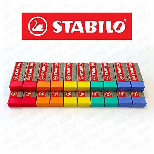 Producto Stabilo Legend Gomme plastique-Couleurs assorties-Lot de 20