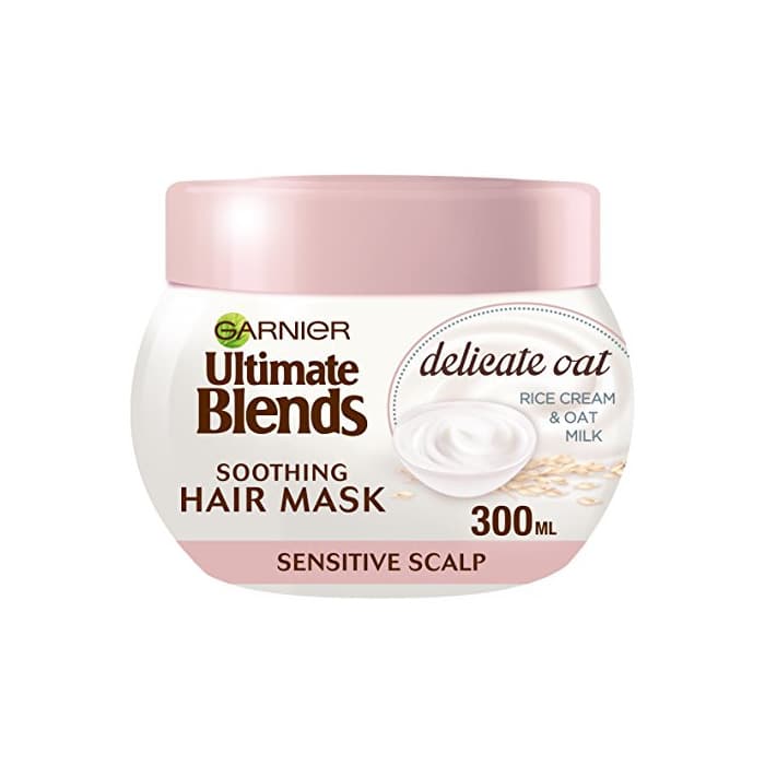 Beauty Mascarilla de cabello Garnier Ultimate Blends de leche de avena para cuero