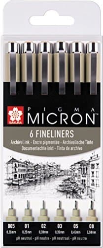 Producto Pigma Micron XSDK-6 - Rotulador de punta fina negro