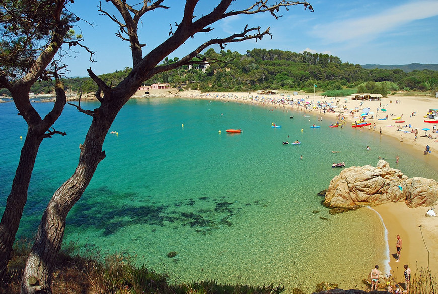 Lugar Platja del Castell Palamós