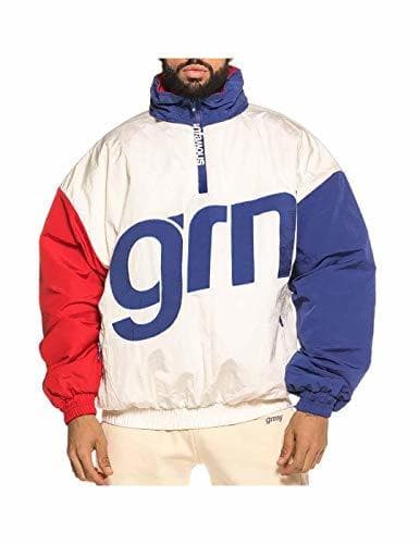 Fashion Grimey Chaqueta Flamboyant Pull Over FW18 White-M