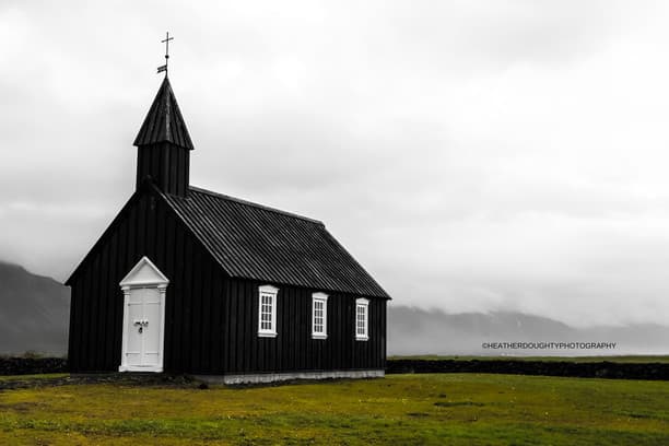 Lugar Buoakirkja Black Church