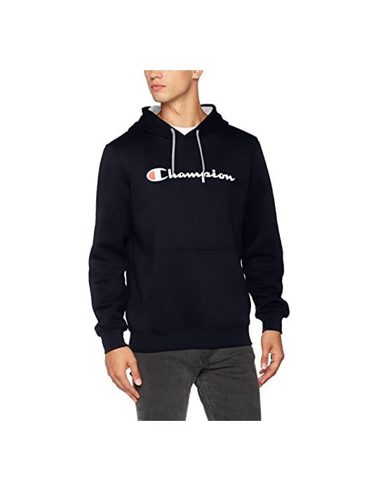 Fashion Champion Hooded Sweatshirt-Institutionals Sudadera con Capucha, Azul