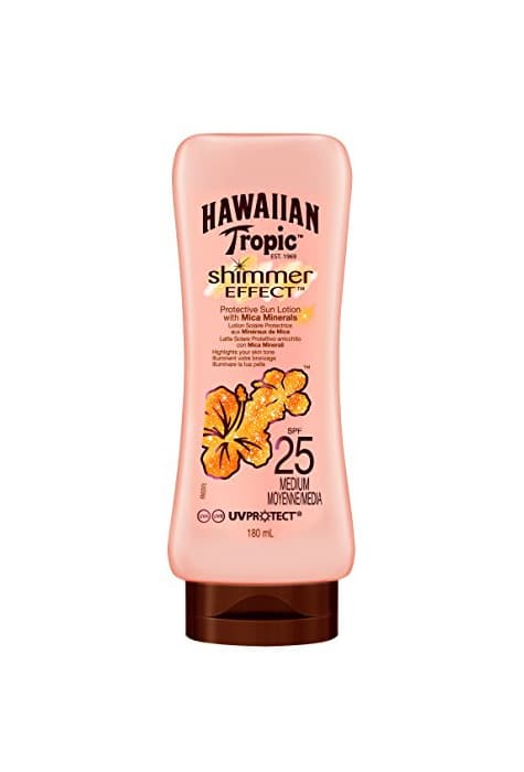 Beauty Hawaiian Tropic Shimmer Effect - Loción Solar Protectora con Efecto Brillo enriquecida