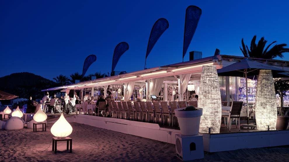 Restaurantes Nassau Beach Club Ibiza