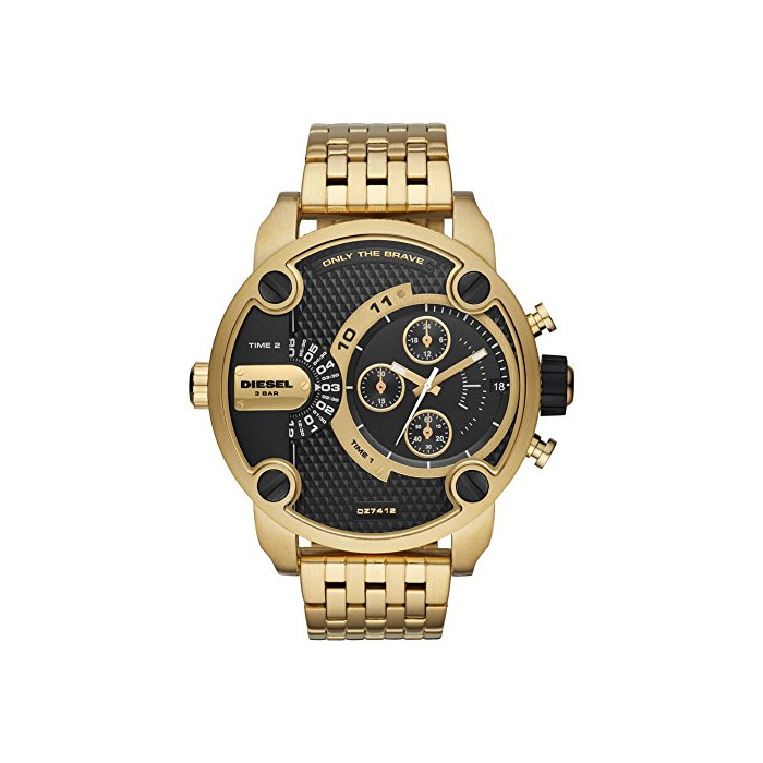 Fashion Diesel Reloj Analógico para Hombre de Cuarzo con Correa en Acero Inoxidable