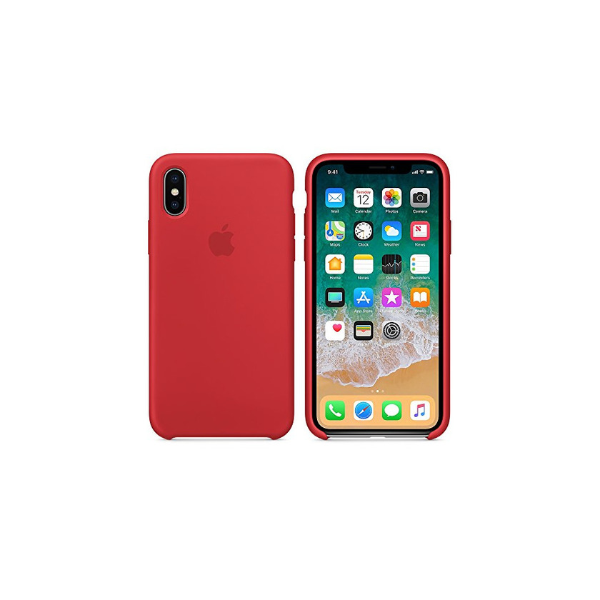 Electrónica El último Verano Funda iPhone X, Slim Líquido de Silicona Gel Carcasa