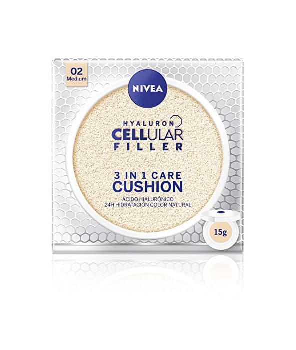 Belleza NIVEA Cellular Cushion 3 en 1 Base Tono Medio