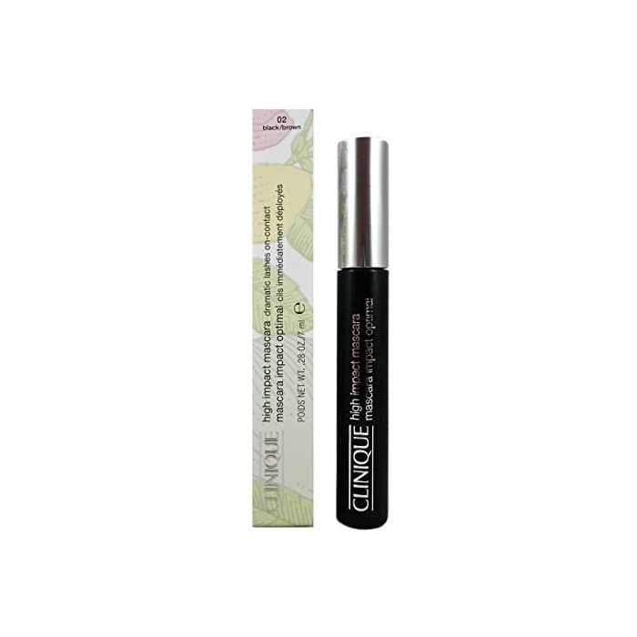 Beauty Clinique High Impact Mascara Pestañas Color 02 Black Brown - 1 Unidad