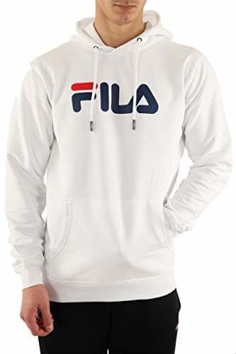 Moda Fila Sudadera Blanca Unisex L V