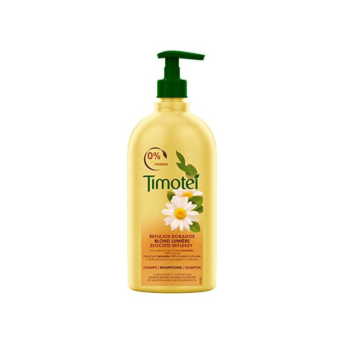 Belleza Timotei - Champú camomila reflejos dorados, 750 ml