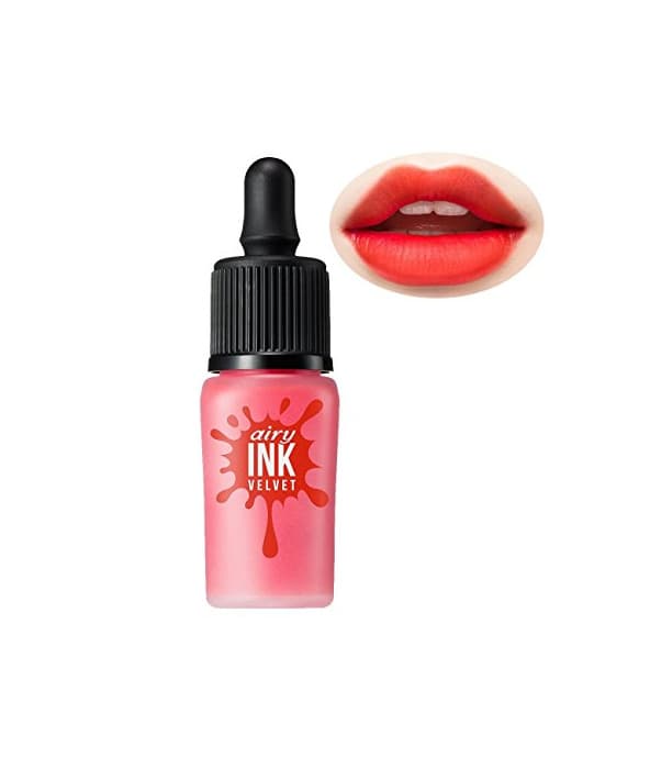 Belleza Peripera Ink Airy Velvet Heart Grapefruit 0.3 Ounce 001 Heart Grapefruit