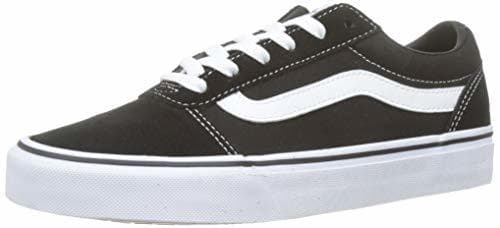 Fashion Vans Ward Suede/Canvas, Zapatillas Mujer, Negro