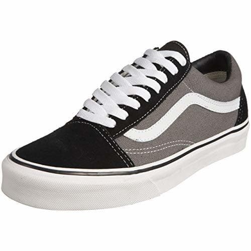 Fashion Vans Old Skool Zapatillas Unisex, Negro