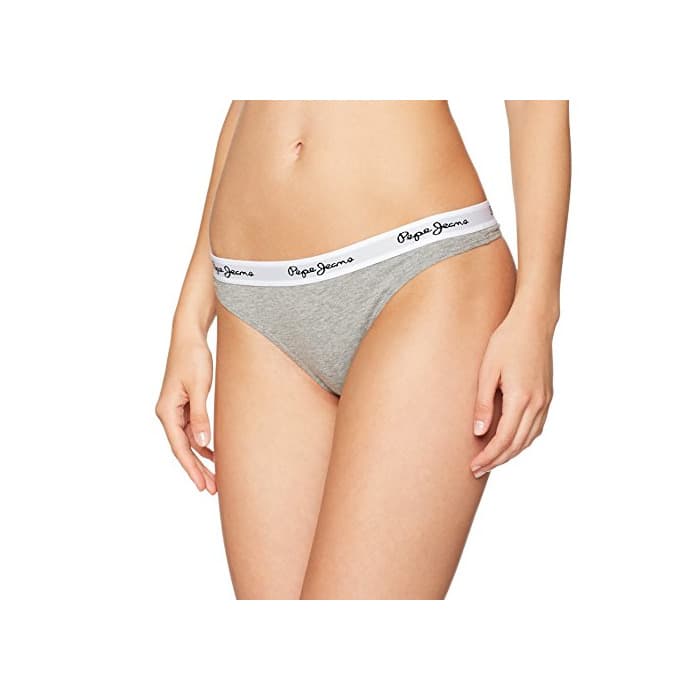 Fashion Pepe Jeans Dixie PLU10109 Tanga, Gris