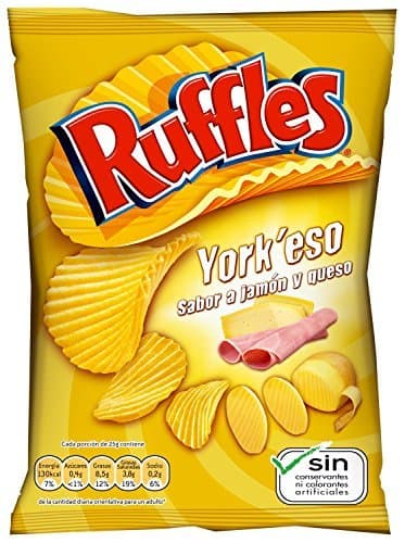 Producto Ruffles Patatas Fritas con Sabor a Jamón y Queso