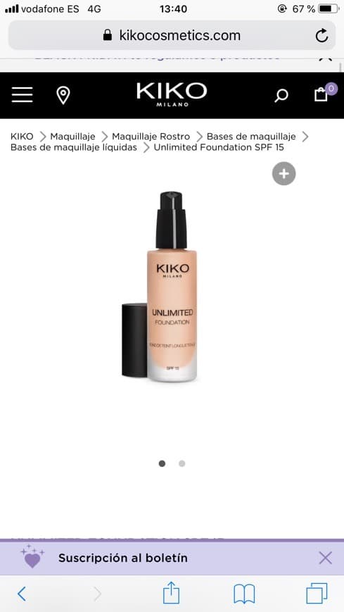 Belleza Unlimited Foundation SPF 15