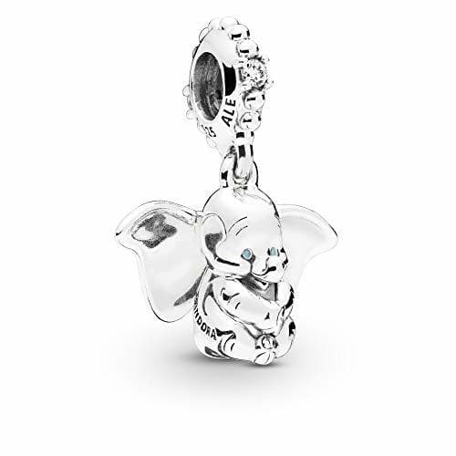 Moda Pandora Mujer Plata fina 925 plata redonda Clear Cubic Zirconia