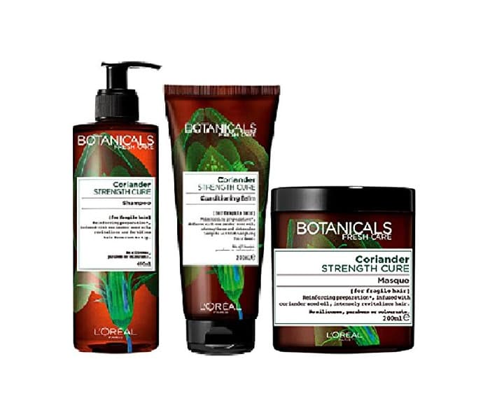 Belleza (3 unidades) L 'Oréal Paris Botanicals Cilantro fuerza cura Champú X 400 ml &