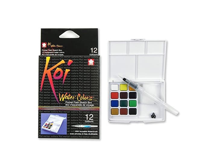 Producto KOI Watercolors Field Box Set of 12 Colors