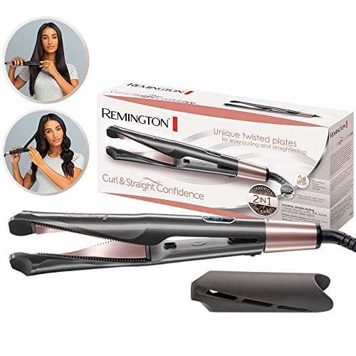 Beauty Remington Curl & Straight Confidence S6606 - Plancha de Pelo