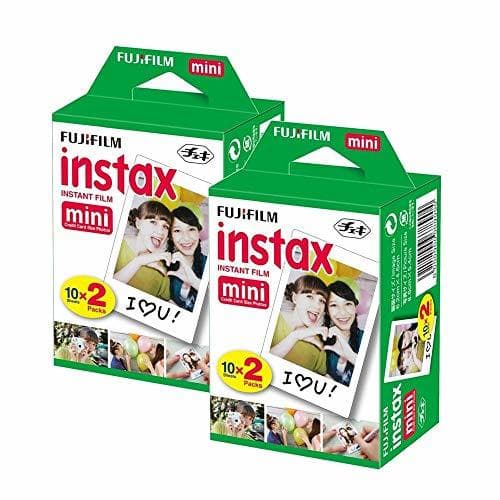 Electronic Fujifilm Instax Mini Brillo - Pack de 40 películas fotográficas instantáneas