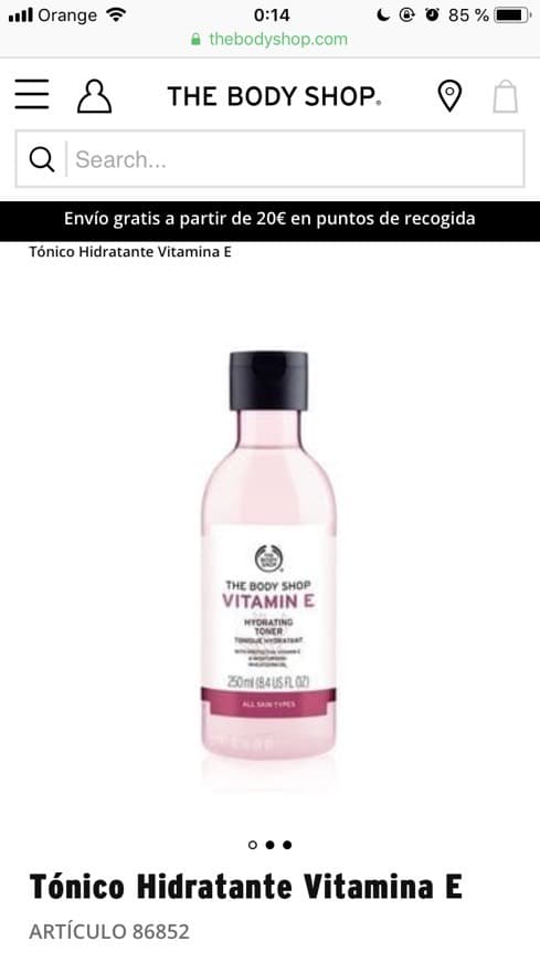 Producto Tónico Vitamina E