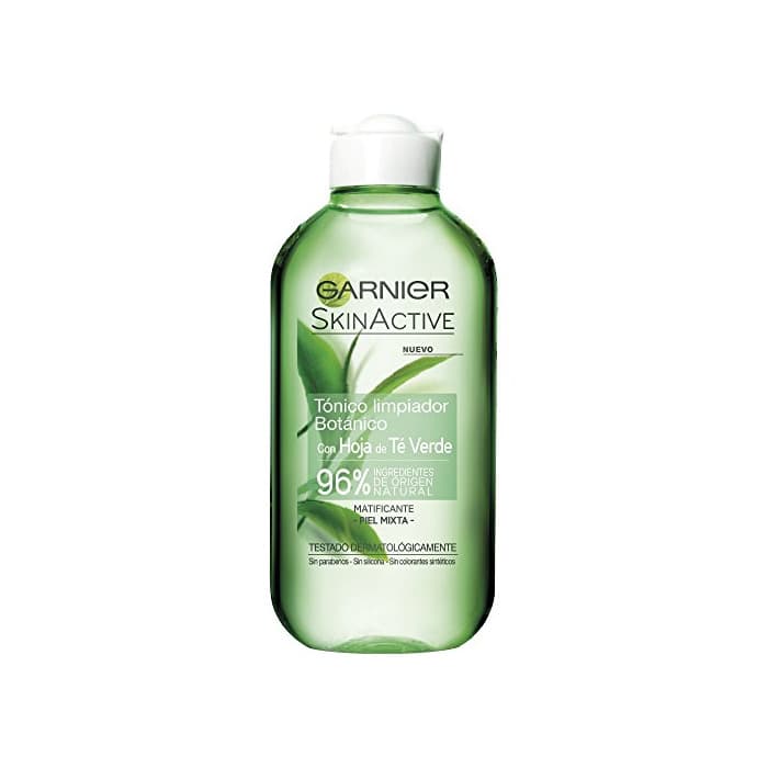 Beauty Garnier SkinActive Tónico Limpiador FL200 con Hoja de Té Verde