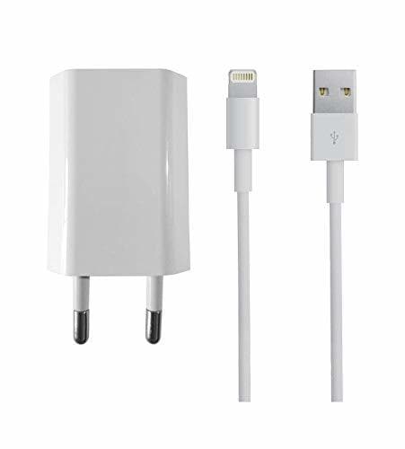 Electrónica ZLONXUN Cargador 1A y Cable USB Compatible con iPhone 6