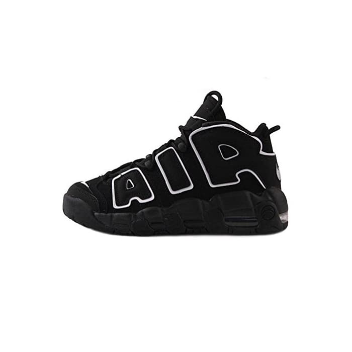 Fashion Air More Uptempo 96 OG/Zapatillas de Running Zapatos Deportivos/Unisex Adulto Hombre Mujer/Negro