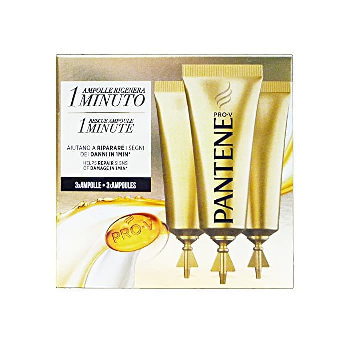 Producto Pantene Ampollas Tratamiento Reparador Intensivo labrador * 3 unidades Productos para el