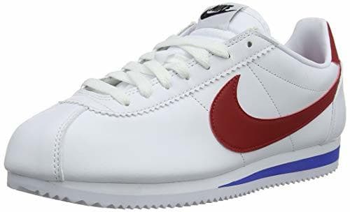 Moda Nike Wmns Classic Cortez Leather, Zapatillas de Running para Mujer, Blanco