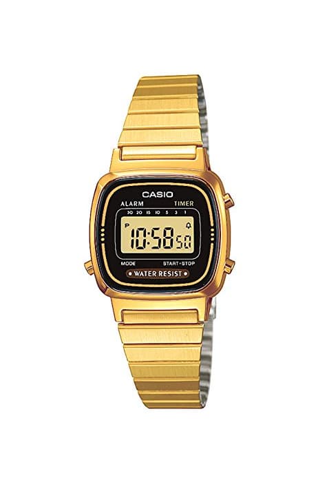 Moda Casio Reloj de Pulsera LA670WEGA-1EF