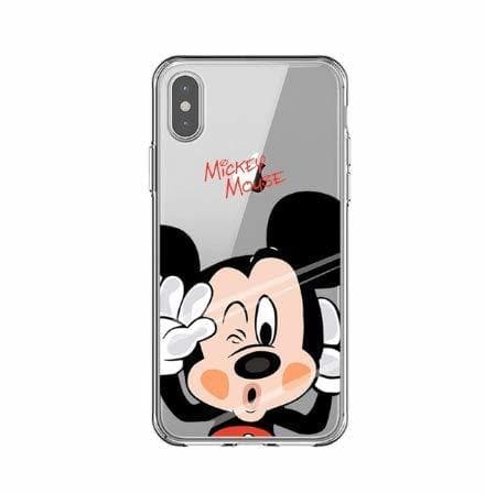 Electronic Fundas para iPhone 7/8, Personajes Disney Mickey Mouse Minnie Daisy Pato Donald