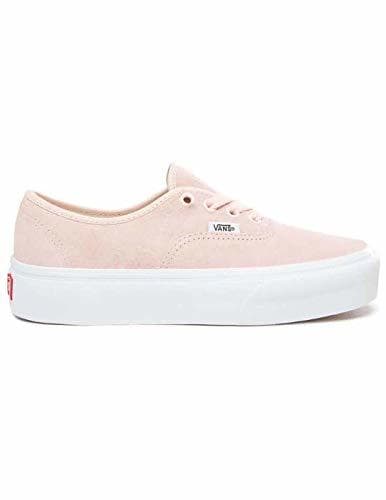 Fashion Vans Zapatillas Bajas Mujer con Plataforma VN0A3AV8S3M Plataforma AUTÉNTICA Talla 39 Rosa