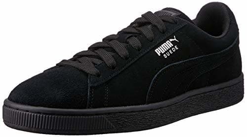 Moda Puma Suede Classic +, Zapatillas Unisex Adulto, Negro