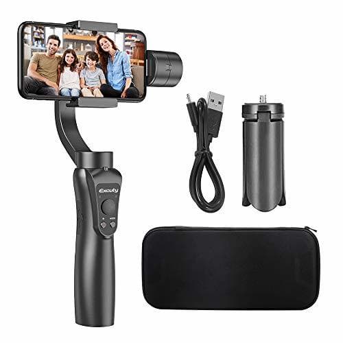 Electrónica EXCUTY 3 Axis Handheld Gimbal para iPhone y Android Smart iPhone Samsung