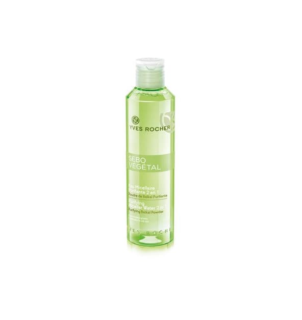 Beauty Yves Rocher - Sebo végétal Eau micellaire 2 en 1, 50 ml