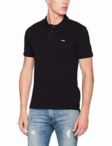 Moda Levi's Housemark Polo, Negro