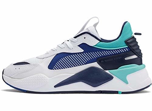 Fashion Puma RS-X Hard Drive Calzado Puma White-Galaxy Blue