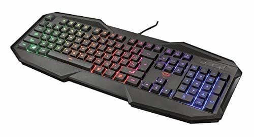 Electrónica Trust Gaming GXT 830-RW Avonn - Teclado Gaming Iluminado